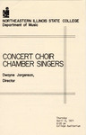 1971 - Concert Choir Chamber Singers