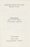 1971 - Student Recital