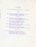 1972 - Vocal Program