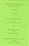 1973 - Senior Recital