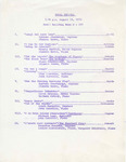 1973 - Vocal Recital