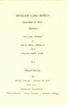 1973 - Faculty Recital