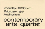 1974 - The Contemporary Arts Quartet
