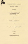 1974 - Concert of Chamber Music