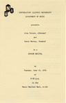 1976 - Senior Recital