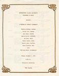 1976 - Program of Operatic Ensembles