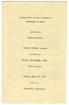 1977 - Faculty Recital