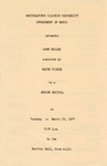 1977 - Senior Recital