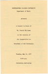 1977 - Inauguration Concert