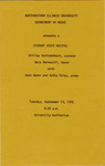 1978 - Student Voice Recital