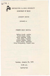 1979 - Chamber Music Recital