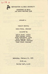 1979 - Faculty Recital
