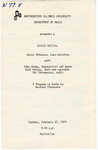1979 - Senior Recital