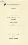 1979 - Senior Recital