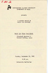 1980 - Concert Series of Music for Keyboard