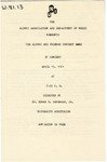 1981 - Alumni and Friends Concert Band
