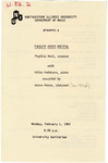 1982 - Faculty Voice Recital