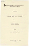 1983 - Senior Recital