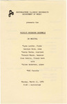 1985 - Faculty Woodwind Ensemble