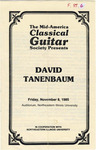 1985 - David Tanenbaum