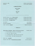1985 - Thanksgiving Recital
