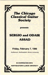 1986 - Sergio and Odair Assad