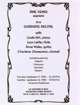 1986 - Graduate Recital