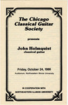 1986 - John Holmquist
