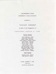 1986 - Faculty Concert