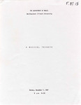 1987 - A Musical Tribute