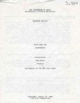 1988 - Graduate Recital