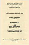 1999 - Graduate Recital