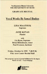 1999 - Graduate Recital