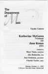 1999 - Faculty Concert
