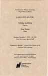 1999 - Graduate Recital