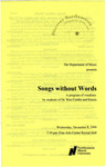 1999 - Voice Recital