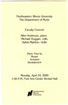 2000 - Faculty Concert