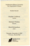 2004 - Student Recital