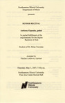 2007 - Senior Recital
