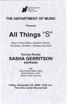 2009 - Faculty Recital