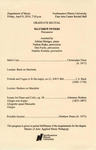 2010 - Graduate Recital