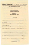 2011 - Graduate Voice Recital