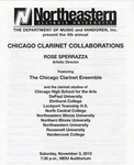 2012 - Chicago Clarinet Collaborations