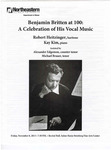 2013 - Benjamin Britten