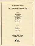 1993 - Faculty Showcase Concert by NEIU Music Department