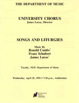 1993 - Songs and Liturgies by NEIU Music Department