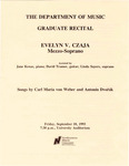 1993 - Graduate Recital by NEIU Music Department