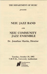 1993 - Jazz Band by NEIU Music Department