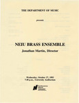 1993 - Brass Ensemble by NEIU Music Department