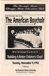 1993 - The American Boychoir by NEIU Music Department